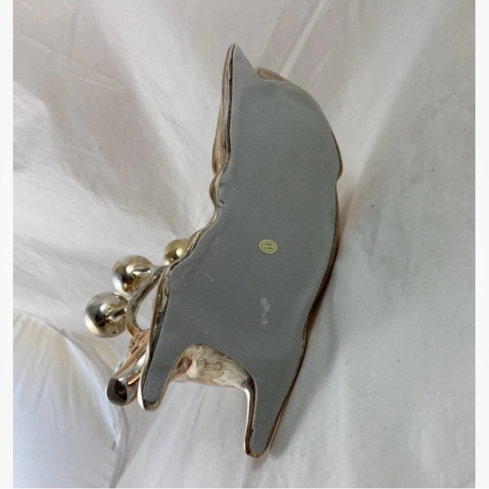 Pottery Barn Deer Reindeer Candle Holder Silver Plated Brass 6 Candle Holder - Picture 15 of 16